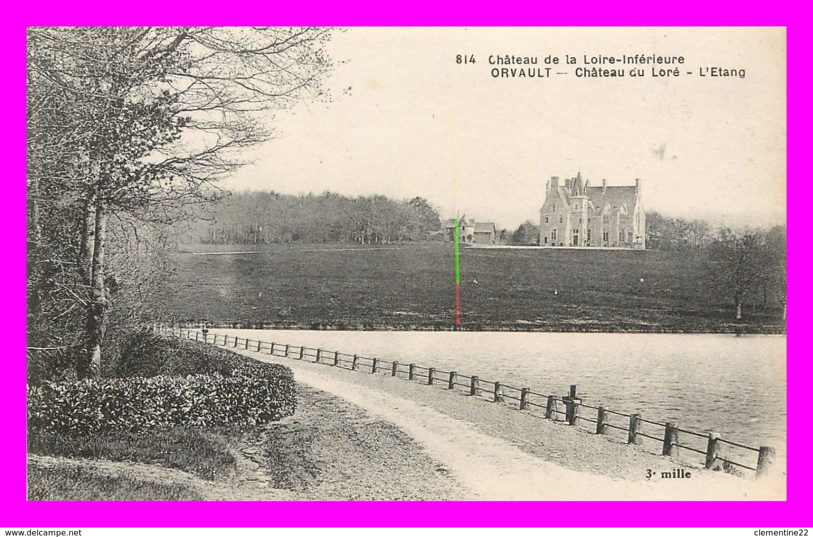 Thème Chateau - Orvault   - Chateau Du Loré  (scan Recto Et Verso) - Orvault