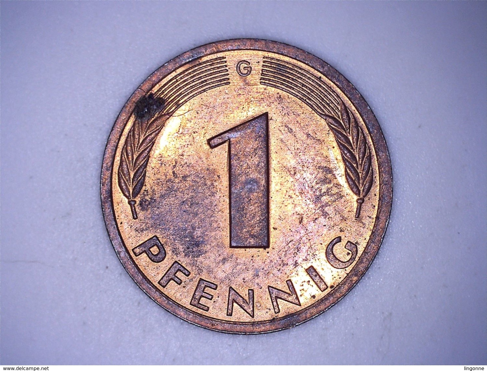 ALLEMAGNE - 1 PFENNIG 1978 G - 1 Pfennig