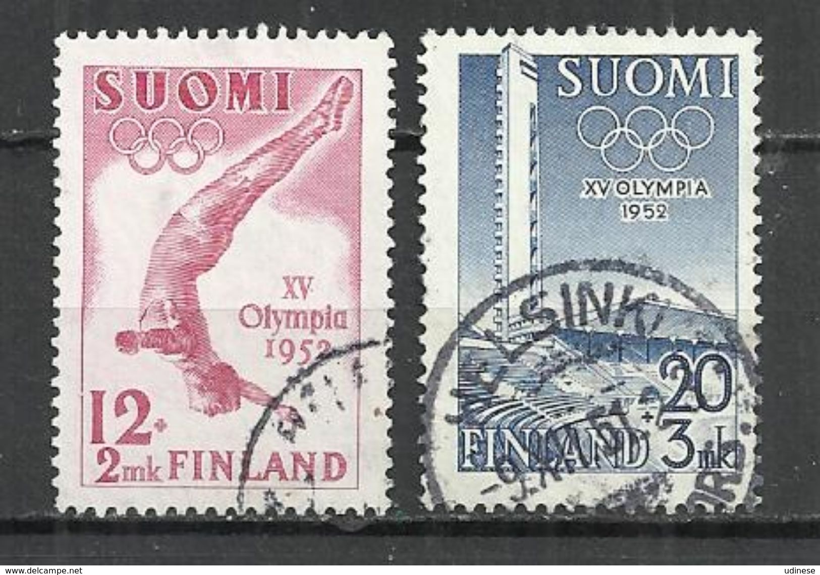 FINLAND 1951 - OLYMPIC GAMES - CPL. SET - USED OBLITERE GESTEMPELT USADO - Sommer 1952: Helsinki