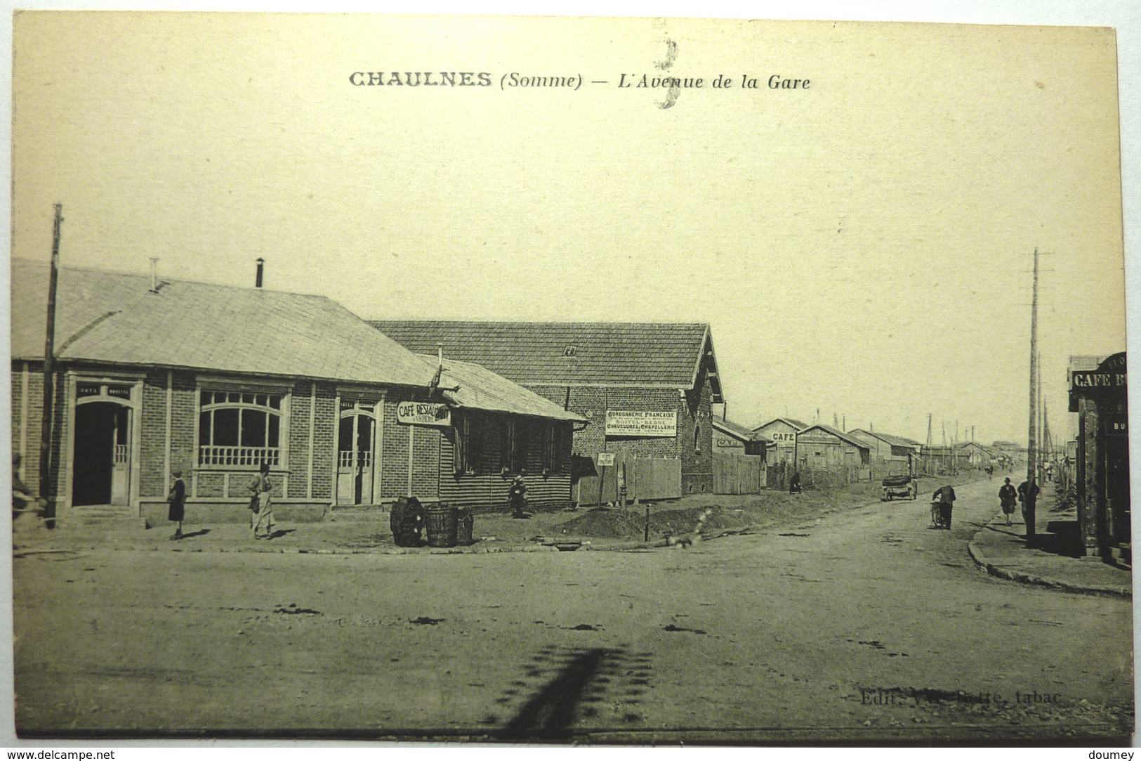 L'AVENUE DE LA GARE - CHAULNES - Chaulnes