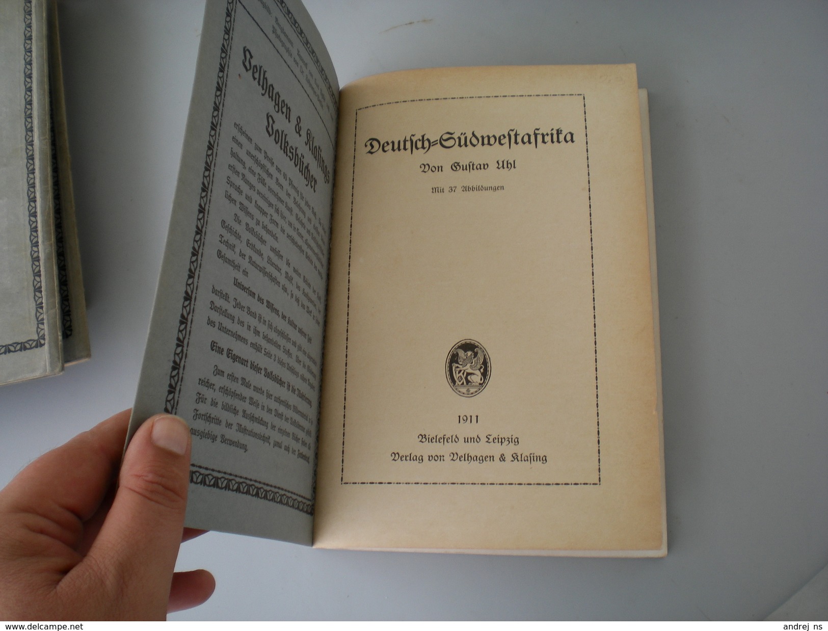 Deutsch Sudwestafrika 1911 - Alte Bücher