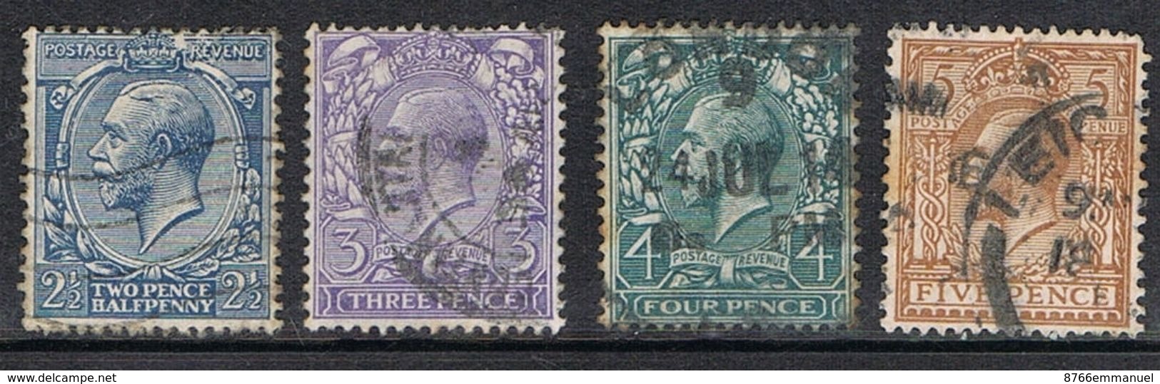 GRANDE BRETAGNE N°143, 144, 145 ET 146 - Used Stamps