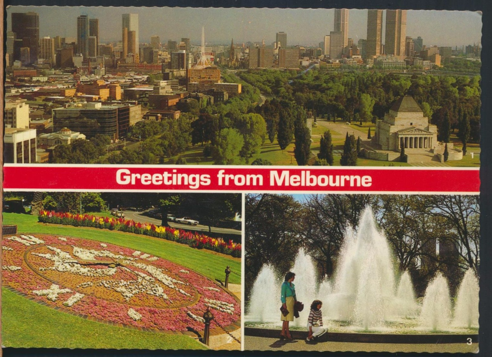 °°° 8688 - AUSTRALIA - GREETINGS FROM MELBOURNE - 1983 With Stamps °°° - Melbourne