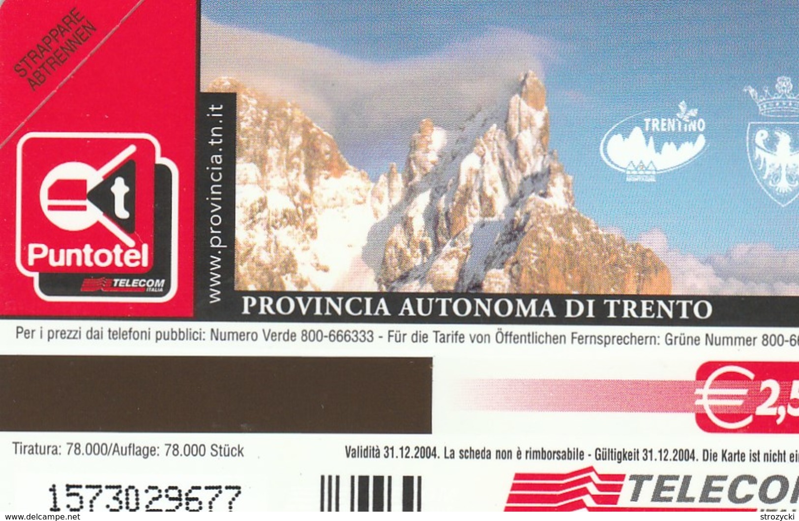 Italy - Trentino Montagna - AA110 - Mint - Pubbliche Speciali O Commemorative