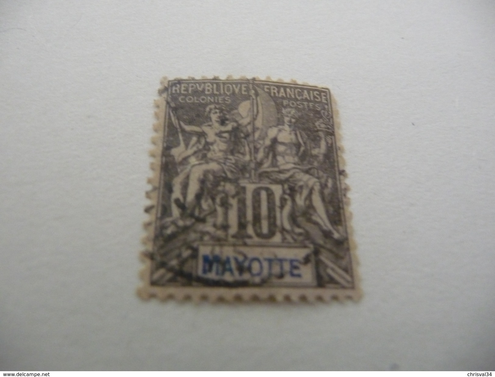 TIMBRE  MAYOTTE     N  5       COTE  6,00  EUROS    OBLITERE - Used Stamps