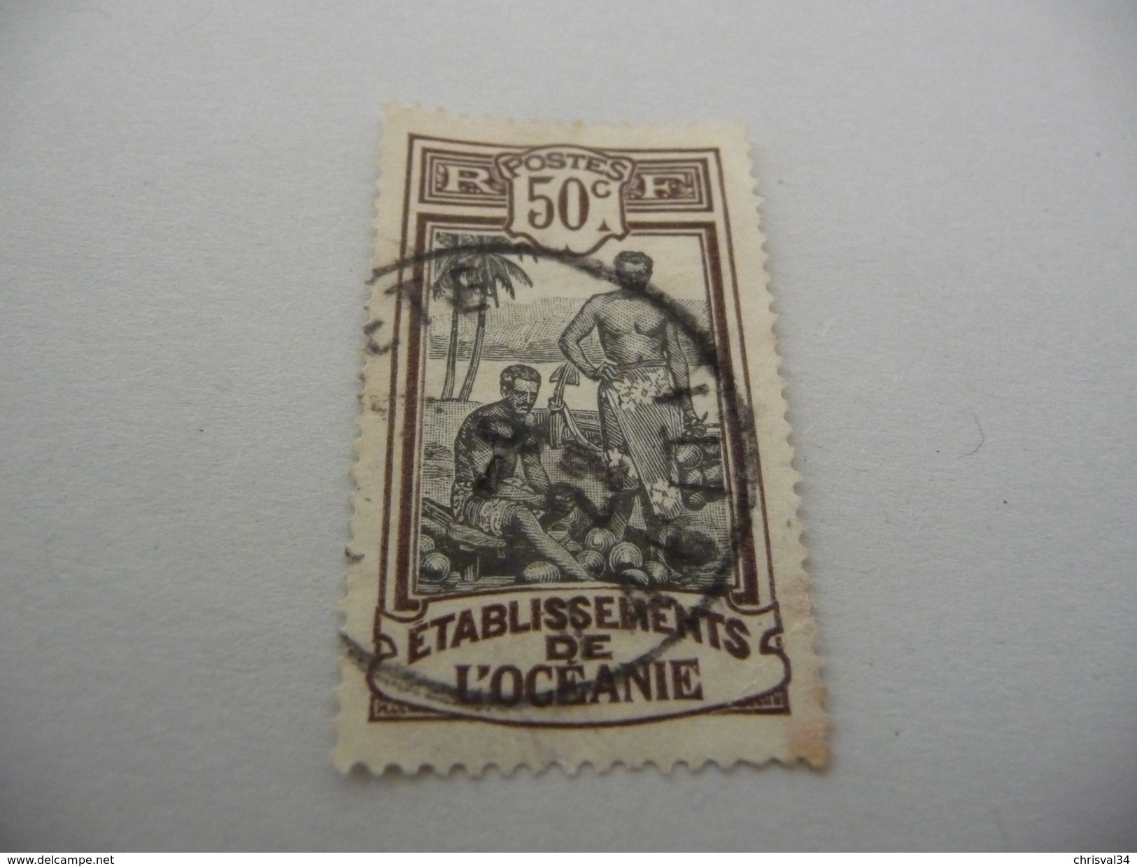 TIMBRE  OCEANIE     N  33       COTE  16,50  EUROS    OBLITERE - Used Stamps