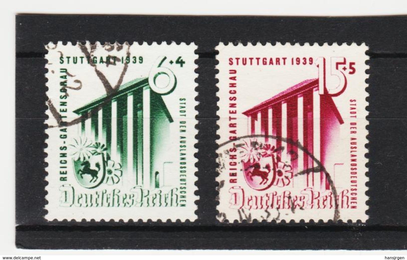 EBA610  DEUTSCHES REICH 1939  MICHL 692/93  Used / Gestempelt Siehe ABBILDUNG - Gebraucht