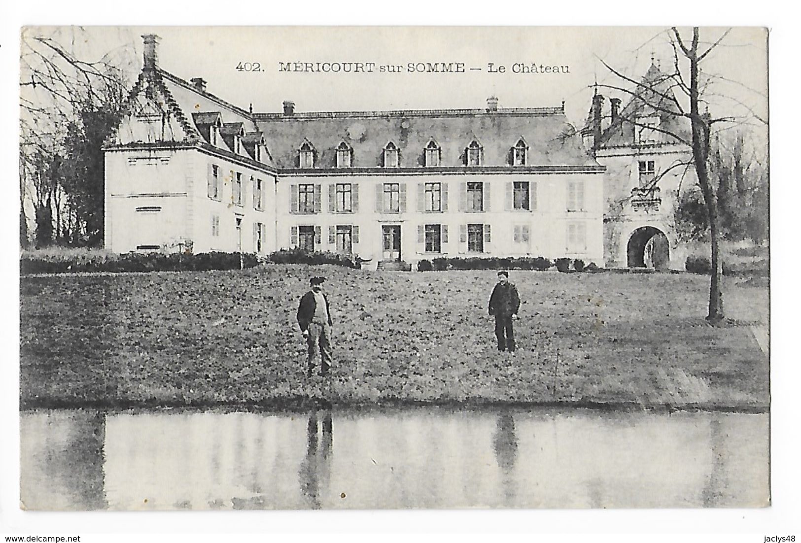 MERICOURT Sur SOMME  (cpa 80)  Le Château -  - L 1 - Autres & Non Classés