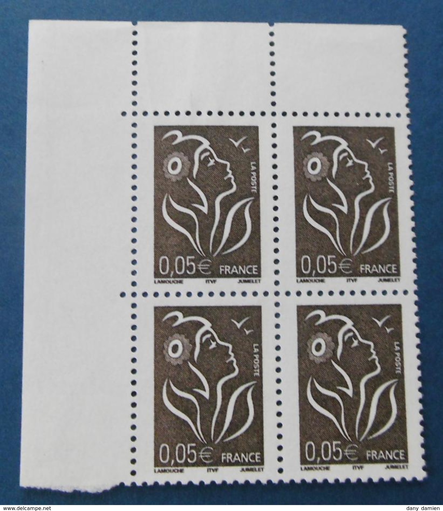 France - YT 3570 - Lot De 4 Timbres - Type Marianne De Lamouche (2005) Neuf ** - Neufs