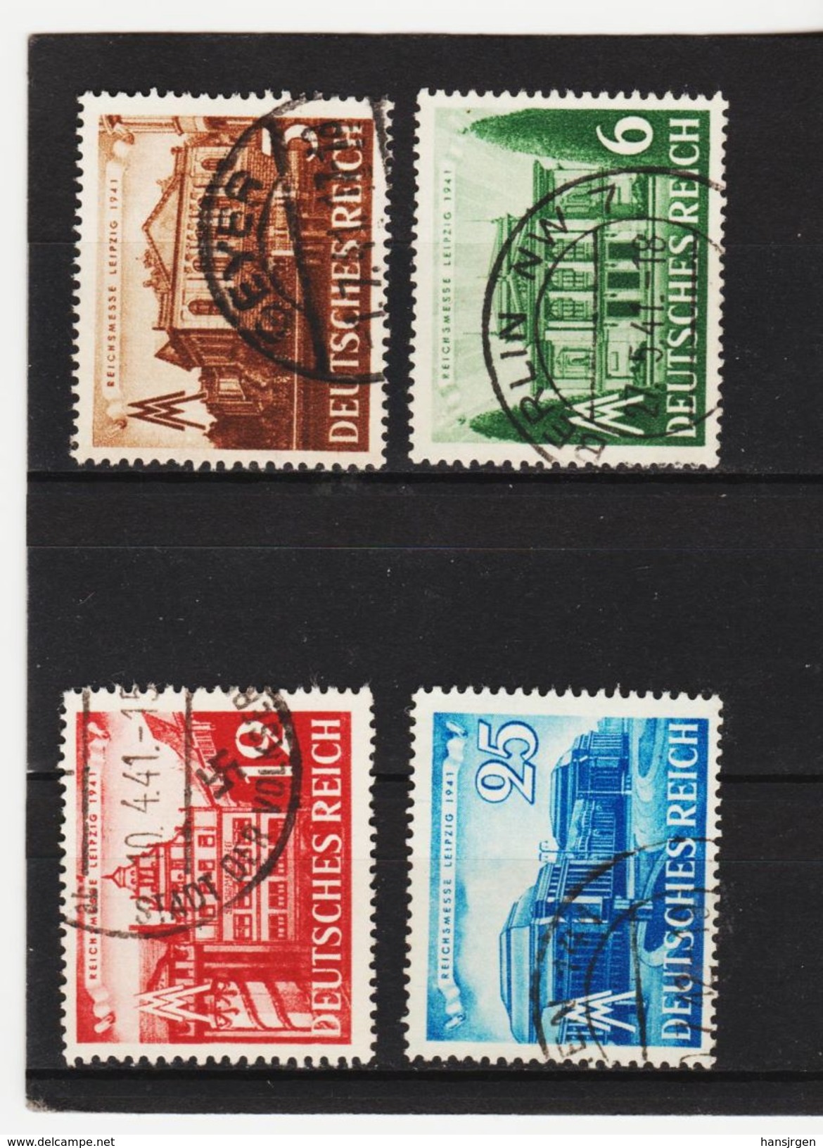 EBA629  DEUTSCHES REICH 1941  MICHL 764/67  Used / Gestempelt Siehe ABBILDUNG - Gebraucht