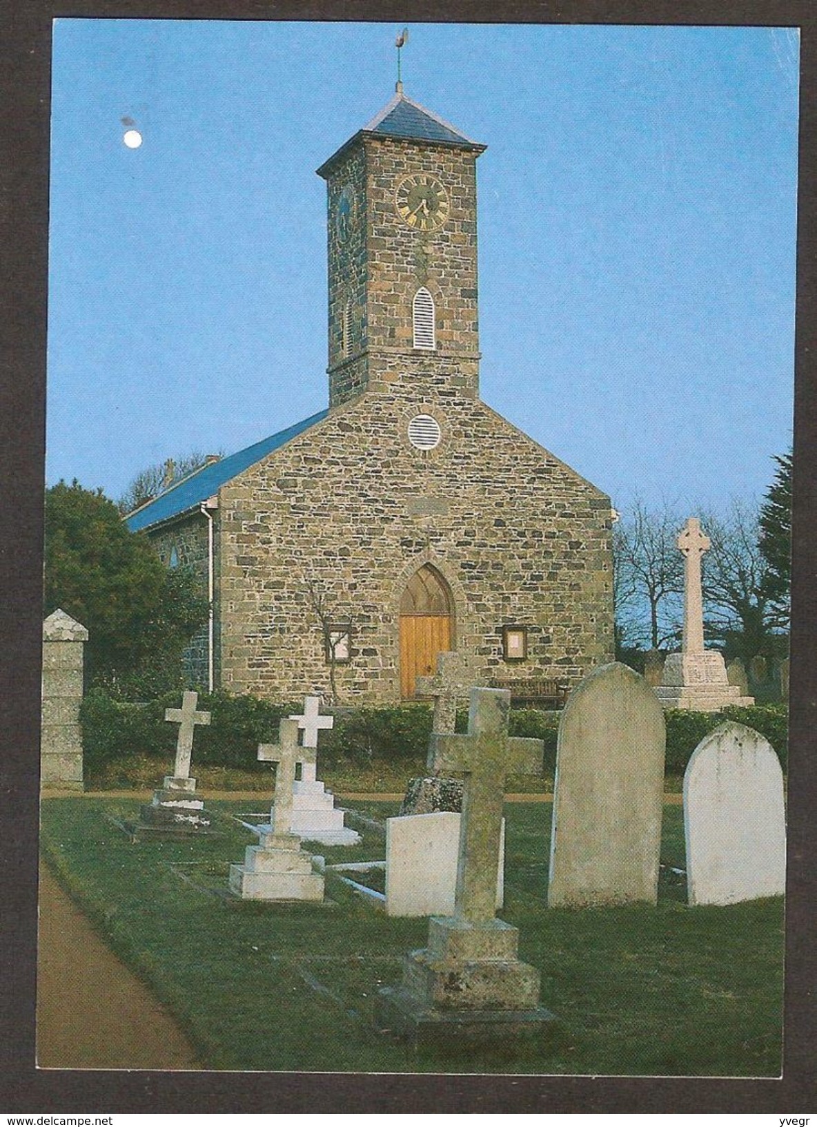 -  Moonrise Over The Church,  Sark - Sark