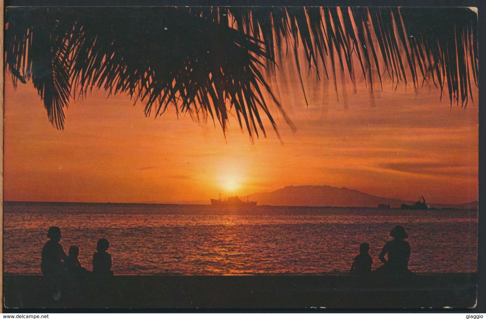 °°° 8702 - PHILIPPINES - GOLDEN SUNSET OF MANILA BAY °°° - Philippinen