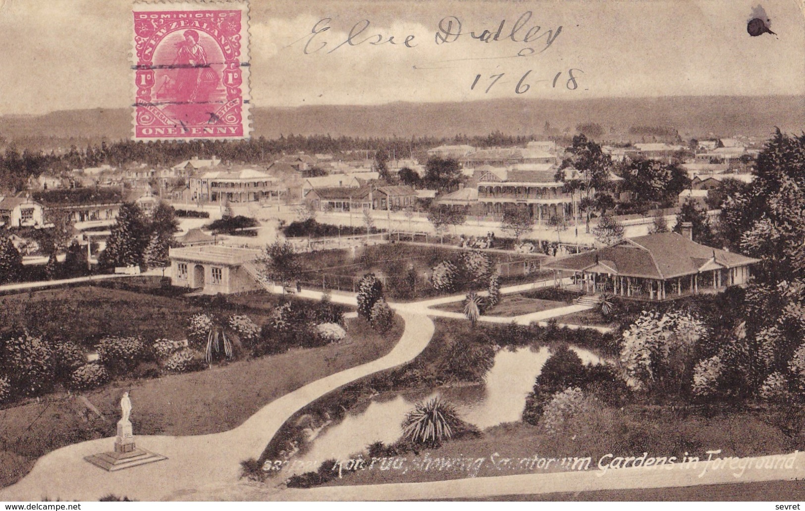 ROTORUA  Showing Sanatorium Gardens - Nouvelle-Zélande