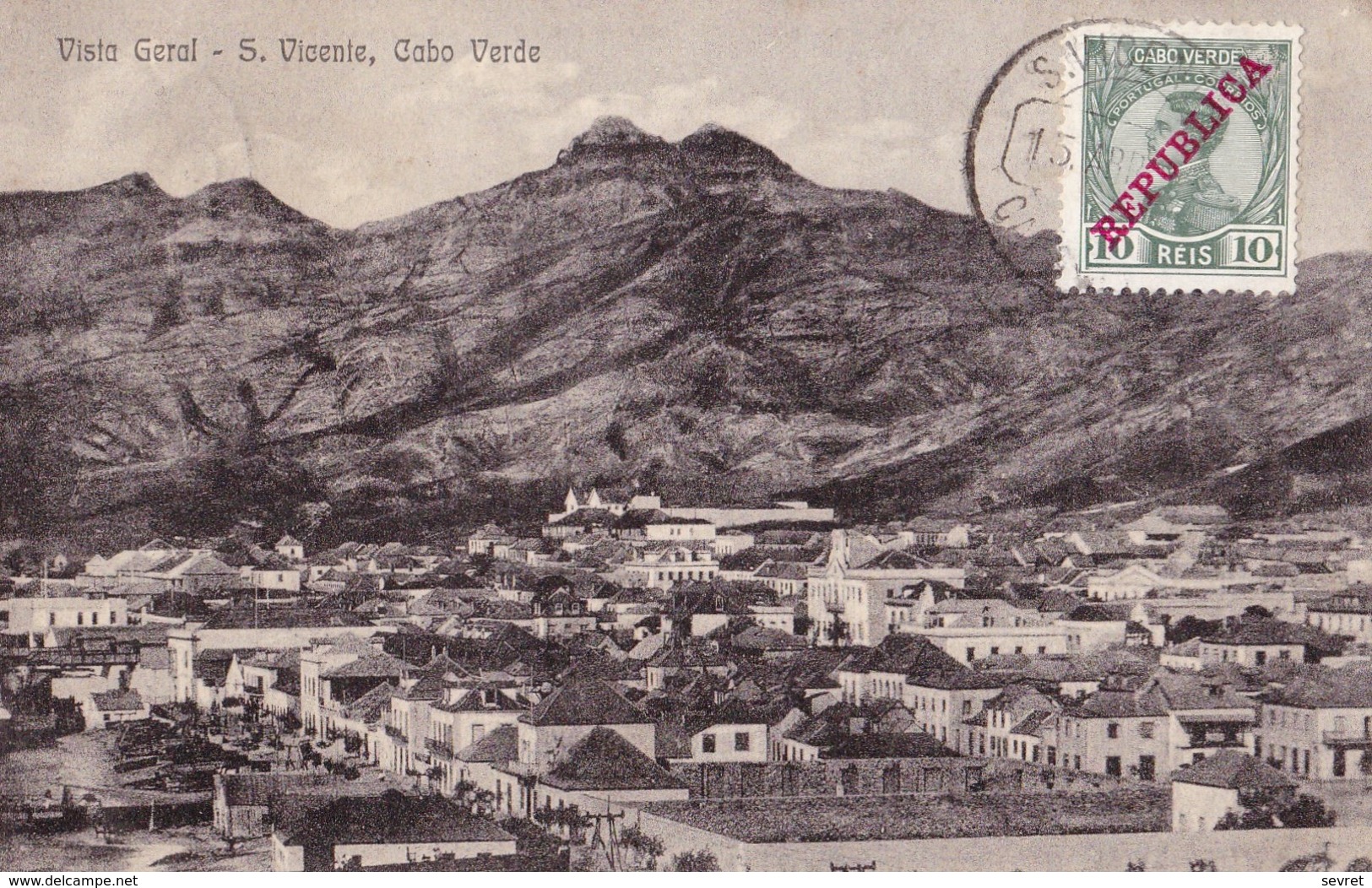 S.VICENTE, Cabo Verde. - Vista Geral. Carte Ancienne Pas Courante - Cap Vert