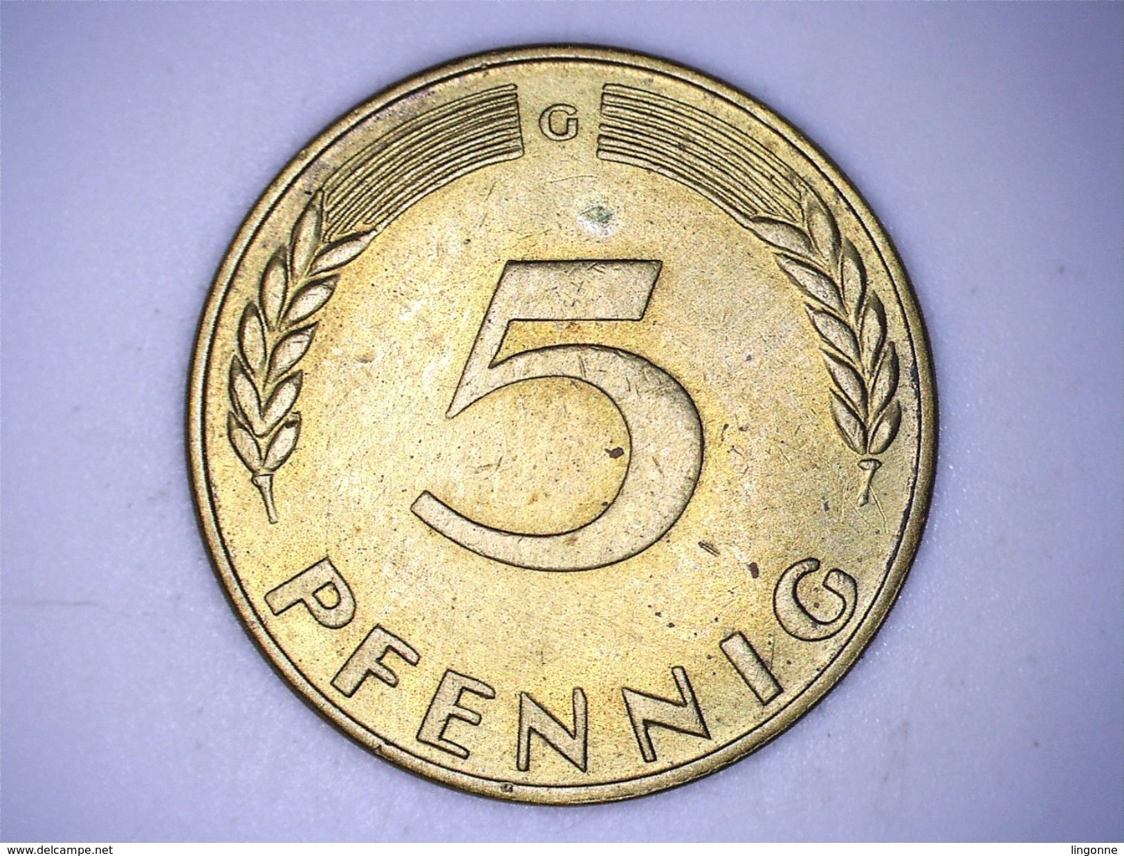 ALLEMAGNE - 5 PFENNIG 1950 G - 5 Pfennig