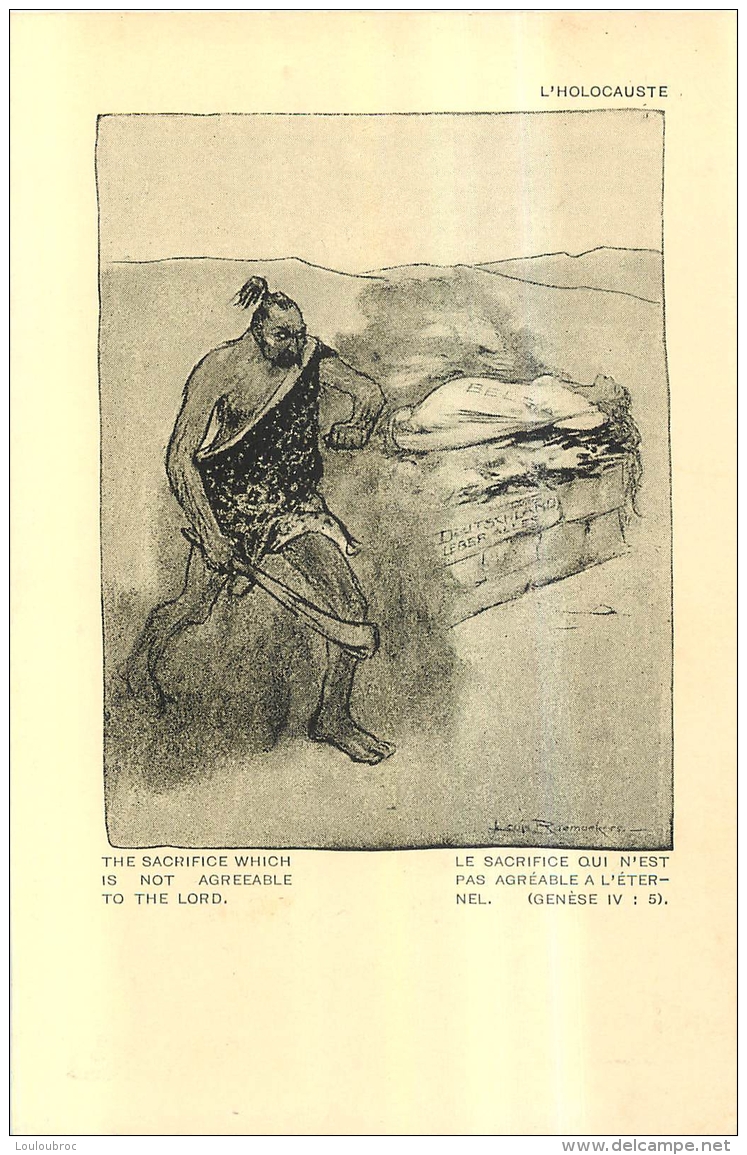 CARTE EDITEE  ET VENDUE AU PROFIT DES ORPHELINS DE LA  GUERRE ILLUSTRATEUR LOUIS RAEMAEKERS VOIR LES DEUX SCANS - Guerre 1914-18