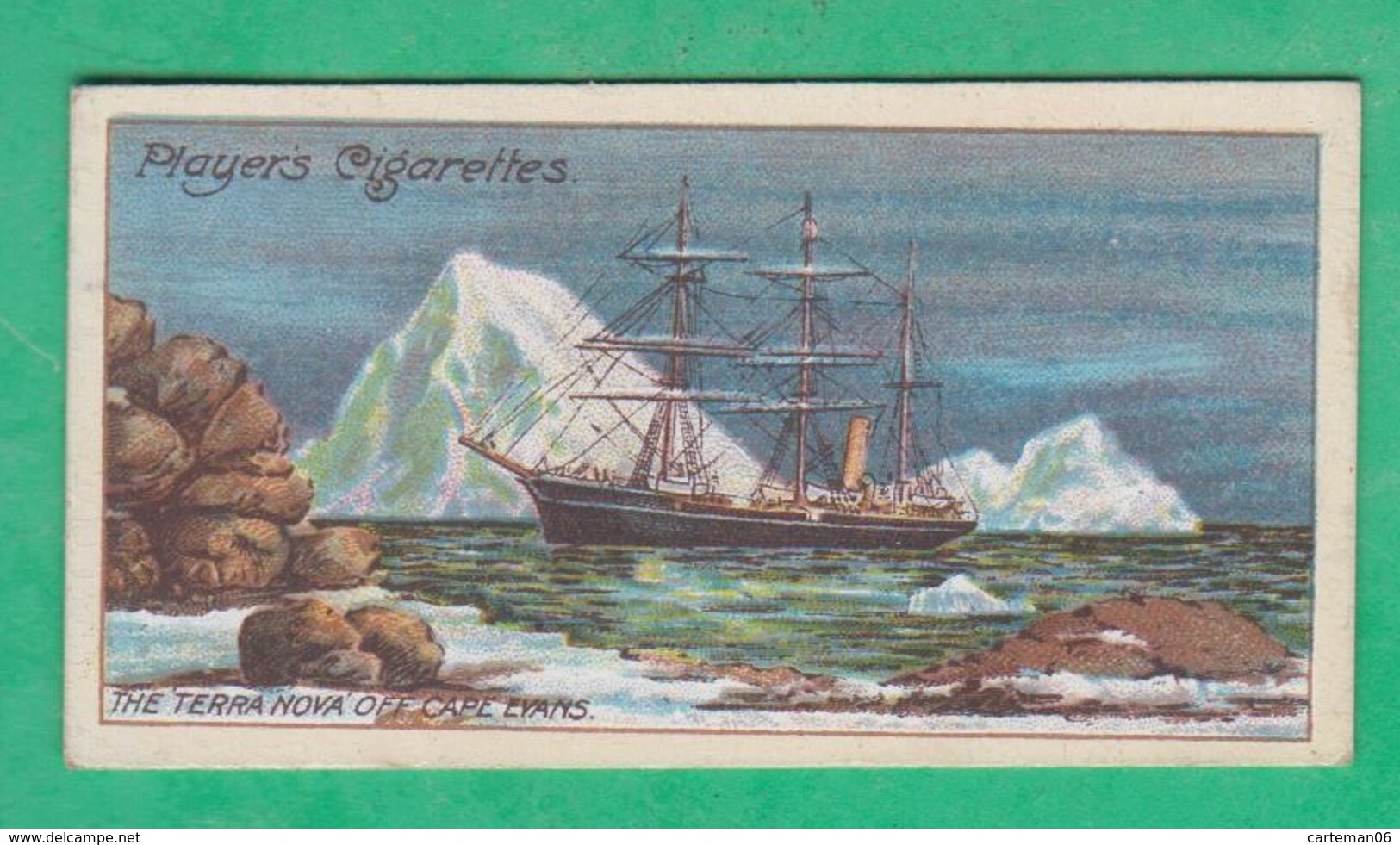 John Player, Player's, Polar Exploration - The "Terra Nova" Arriving Off Cape Evans, Feb. 1911 - Player's
