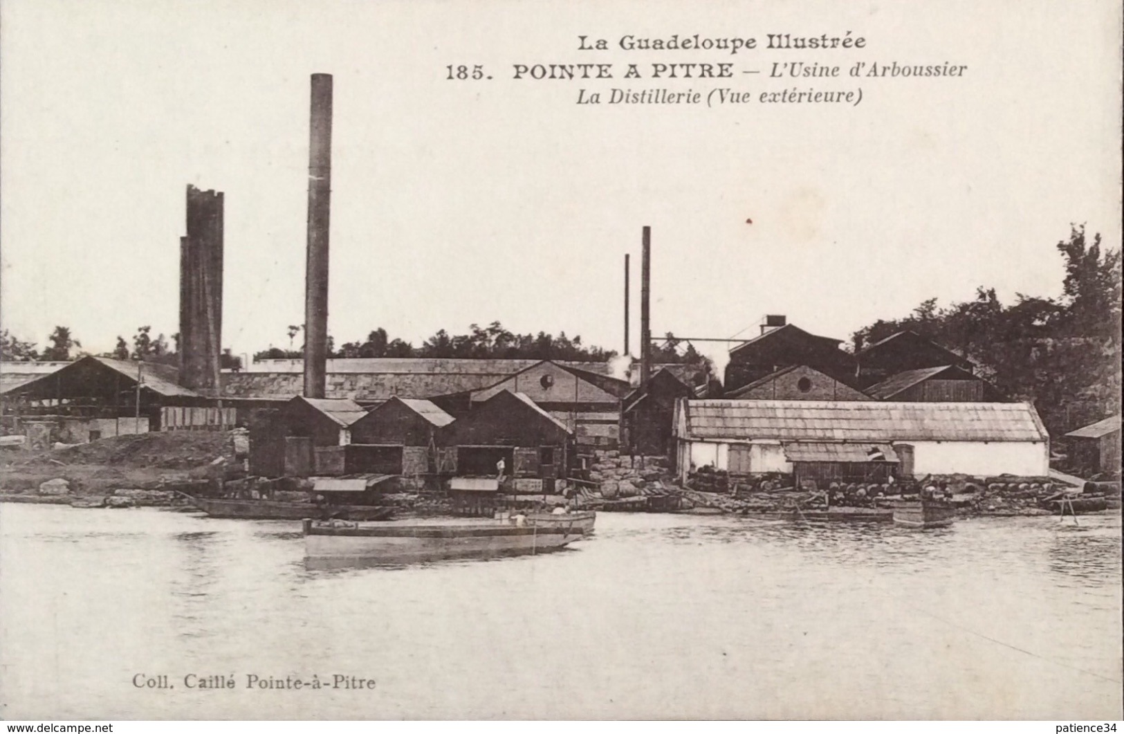 La Guadeloupe Illustrée - POINTE A PITRE - L'Usine D'Arboussier - La Distillerie (vue Extérieure) - Pointe A Pitre