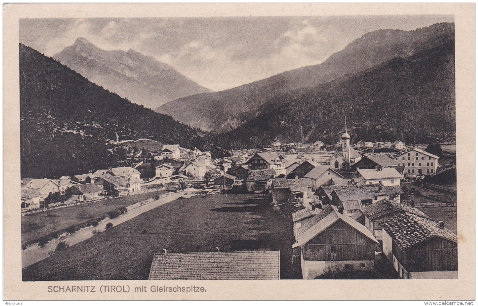 Scharnitz (Tirol) Mit Gleirschspitze * 14. 7. 1928 - Scharnitz