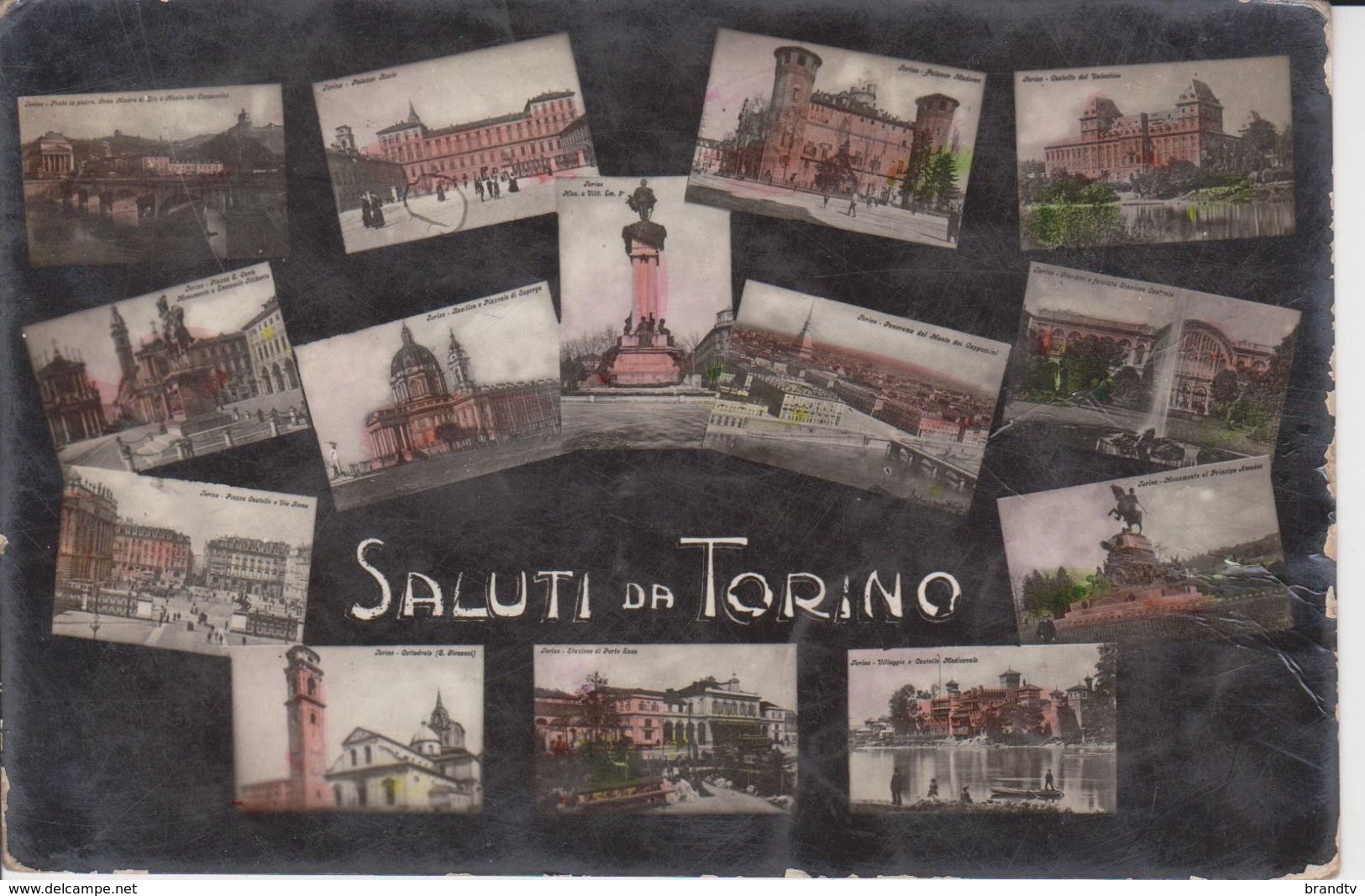 SALUTI DI TORINO - Mehransichten, Panoramakarten