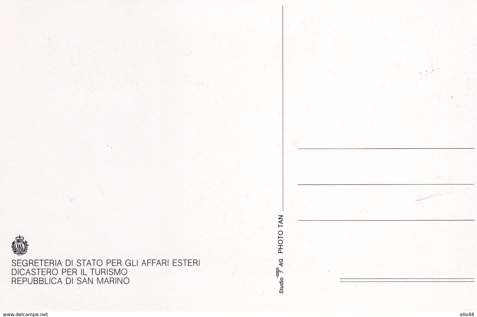 Cartolina S Marino Per Verona /86 - - Variétés Et Curiosités