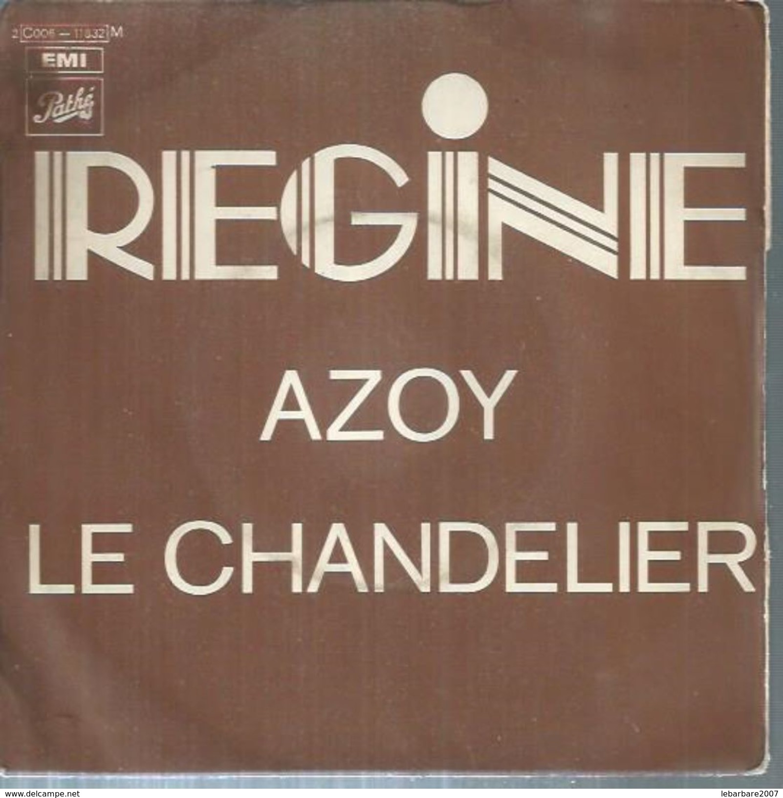 45 Tours SP - REGINE  - PATHE 11832   " AZOY " + 1  ( 2ème Pochette ) - Autres - Musique Française