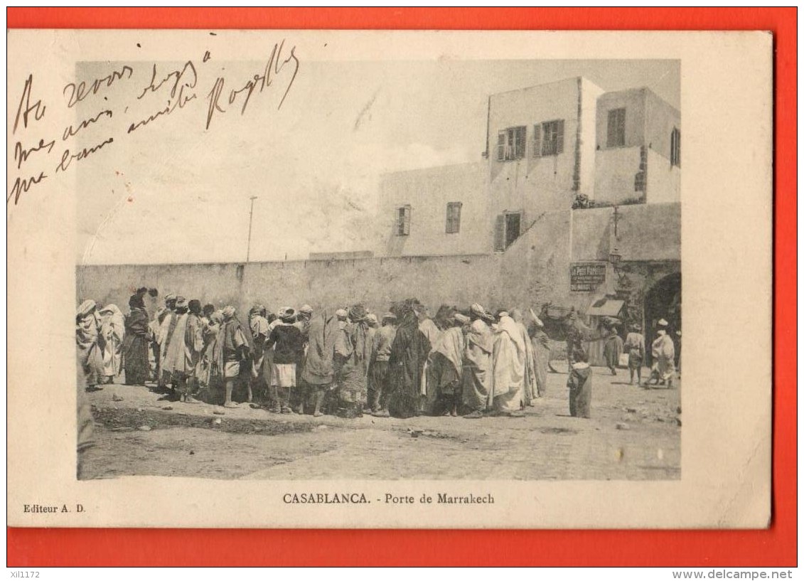 NEO-34  Casablanca Porte De Marrakech. Circulé 1912 - Casablanca
