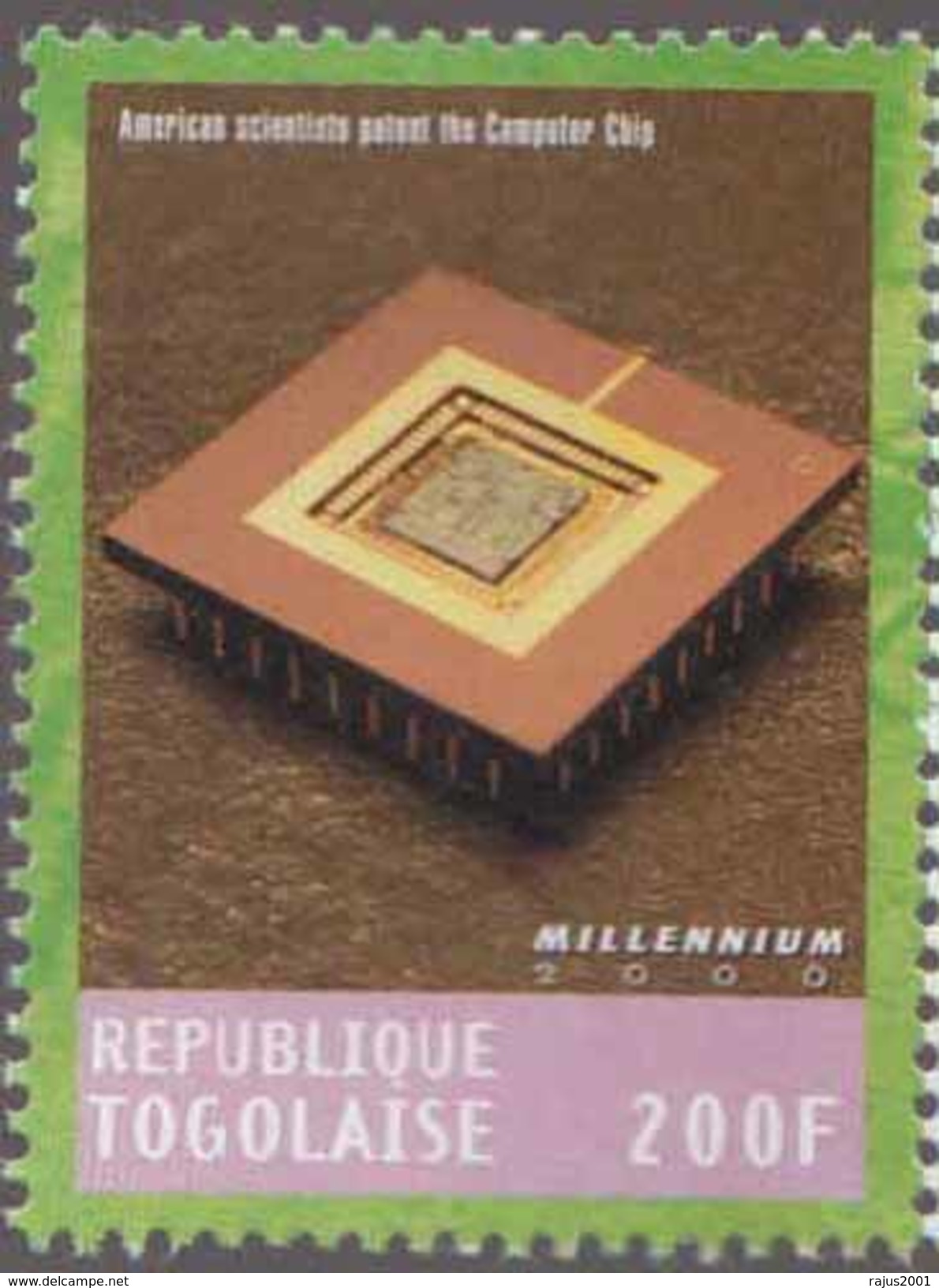 American Scientists Patent The Computer Chip, Information Technology MNH Togo - Computers