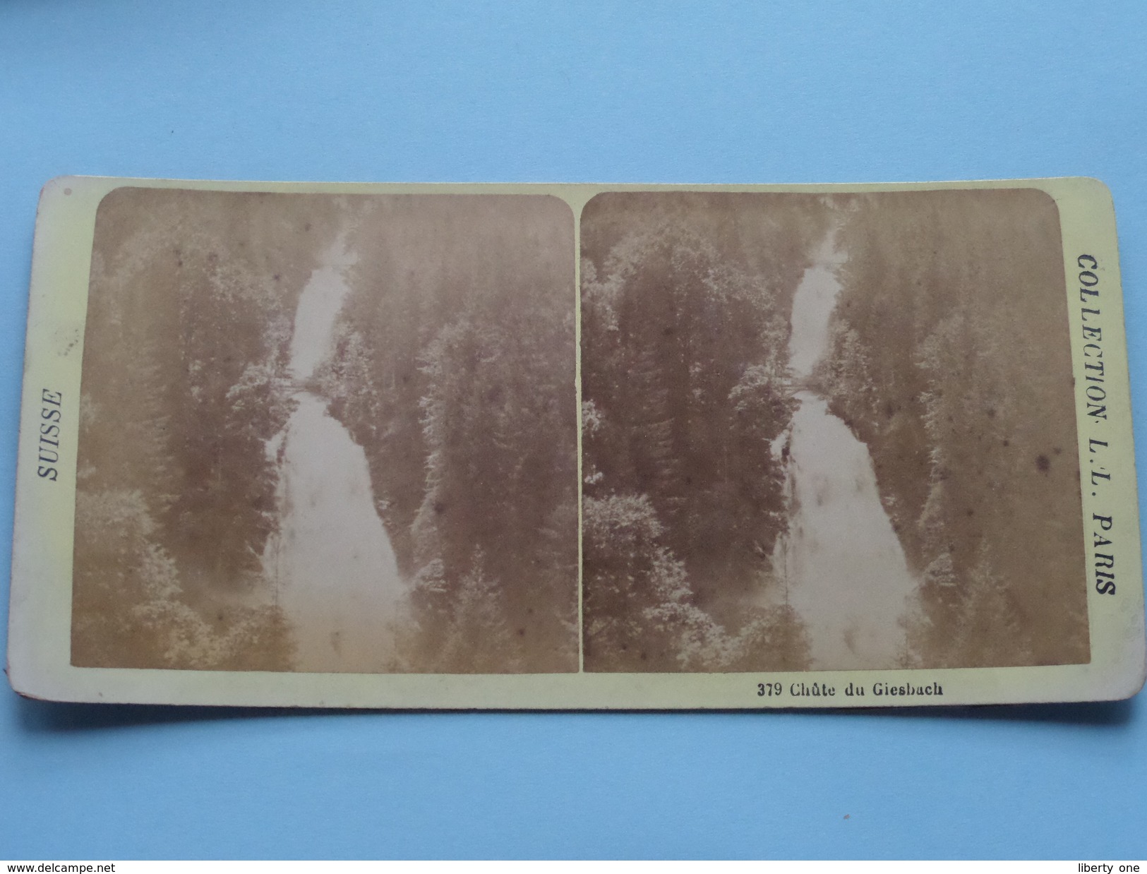 Chûte Du GIESBACH ( 379 ) Stereo Photo Coll. L L Paris ( Voir Photo Pour Detail ) ! - Stereo-Photographie