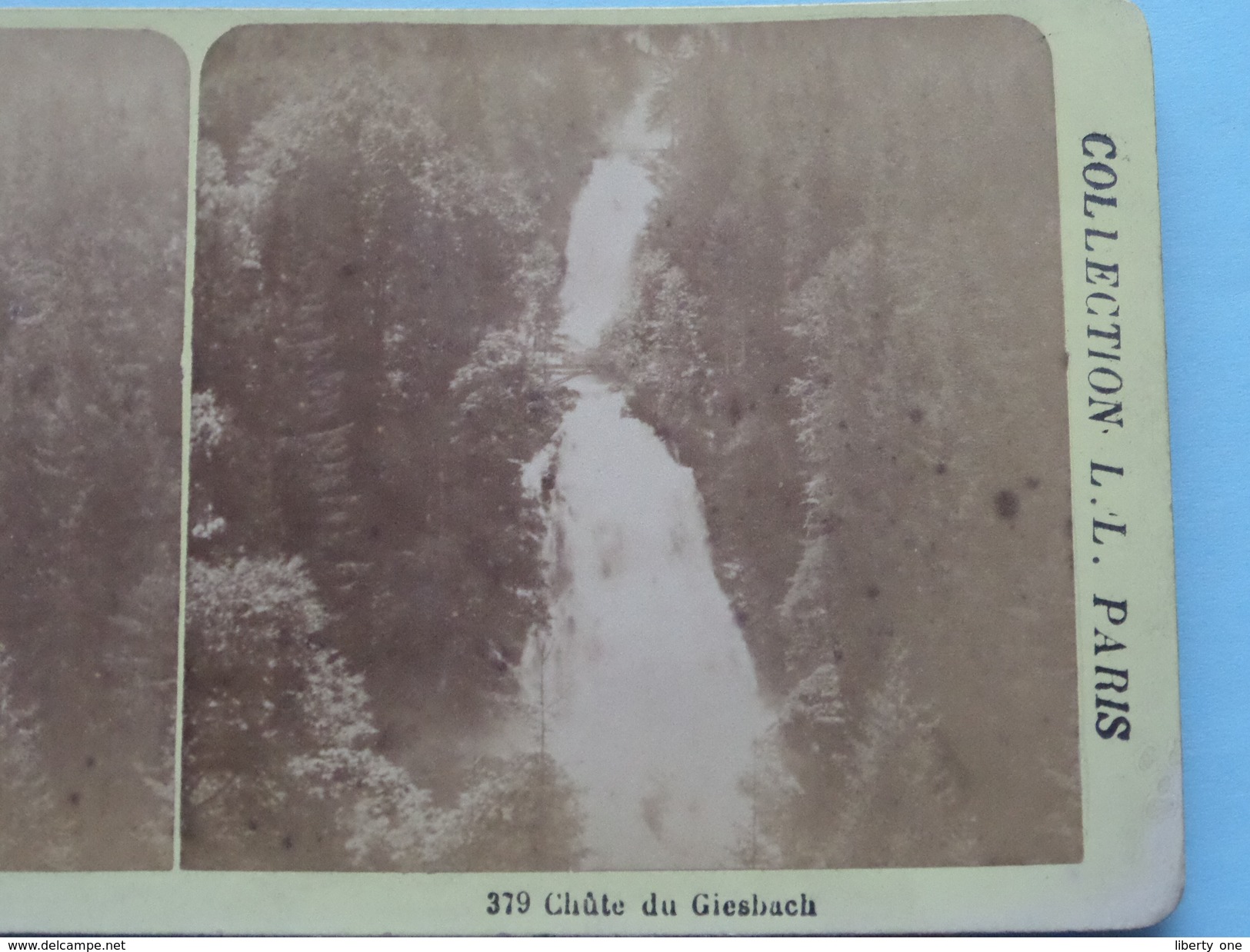 Chûte Du GIESBACH ( 379 ) Stereo Photo Coll. L L Paris ( Voir Photo Pour Detail ) ! - Stereo-Photographie