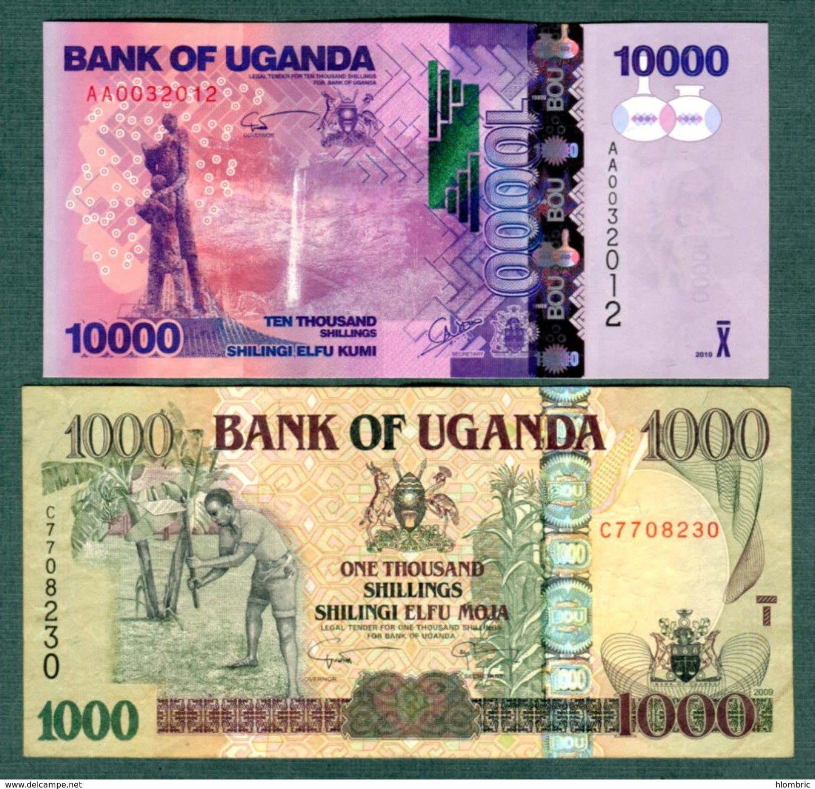 Ouganda  5  Billets - Uganda