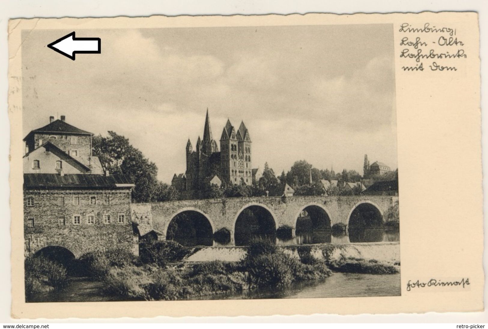 AK  Limburg An Der Lahn Brücke Mit Dom 1937  Kleinformat  Ansichtskarte - Limburg