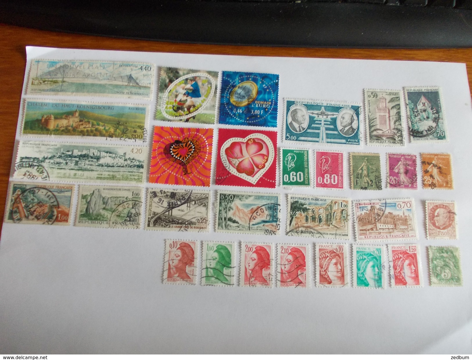 TIMBRE France Lot De 30 Timbres à Identifier N° 528 - Lots & Kiloware (mixtures) - Max. 999 Stamps