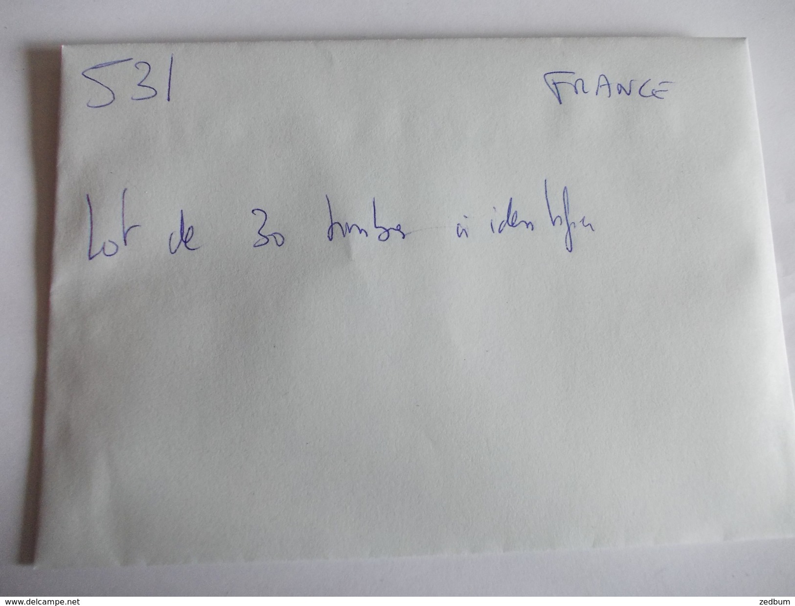 TIMBRE France Lot De 30 Timbres à Identifier N° 531 - Lots & Kiloware (mixtures) - Max. 999 Stamps