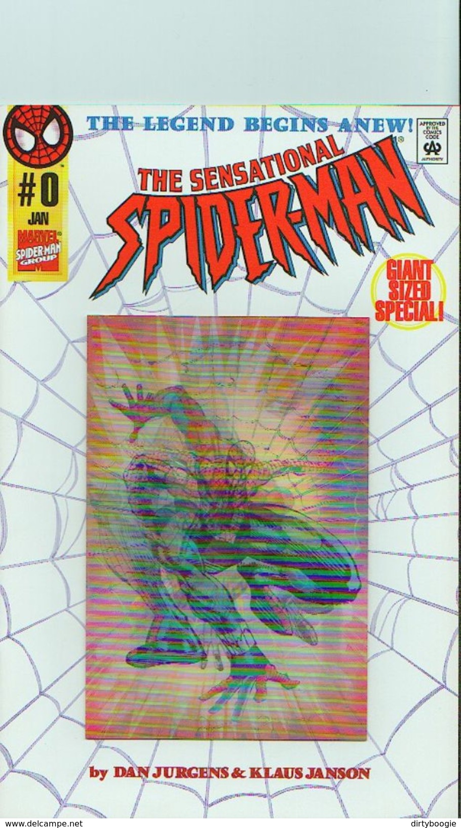 The SENSATIONAL SPIDERMAN # 0 - Couverture 3D - MARVEL - Marvel