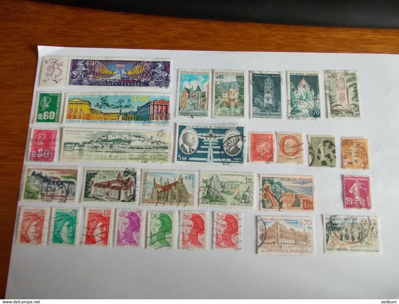 TIMBRE France Lot De 30 Timbres à Identifier N° 533 - Lots & Kiloware (mixtures) - Max. 999 Stamps