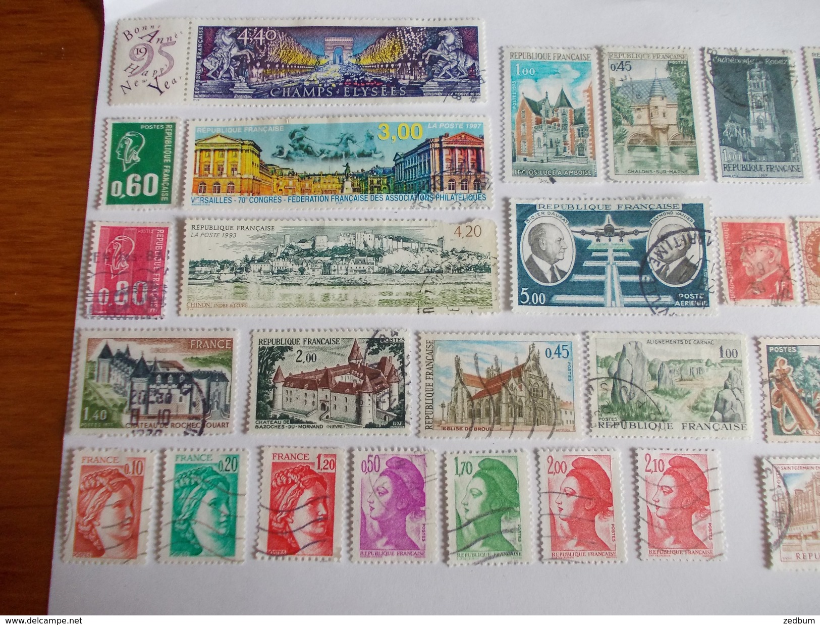 TIMBRE France Lot De 30 Timbres à Identifier N° 533 - Lots & Kiloware (mixtures) - Max. 999 Stamps