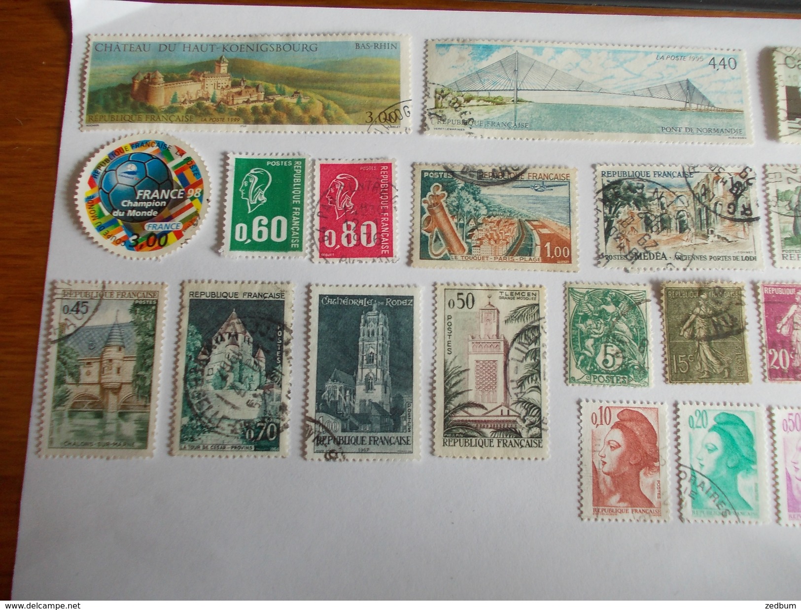 TIMBRE France Lot De 30 Timbres à Identifier N° 534 - Lots & Kiloware (mixtures) - Max. 999 Stamps