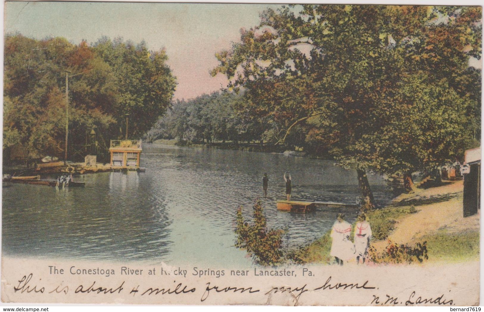 Etats Unis  The Conestoga River At Recky Springs Near Lancaster Pa - Lancaster