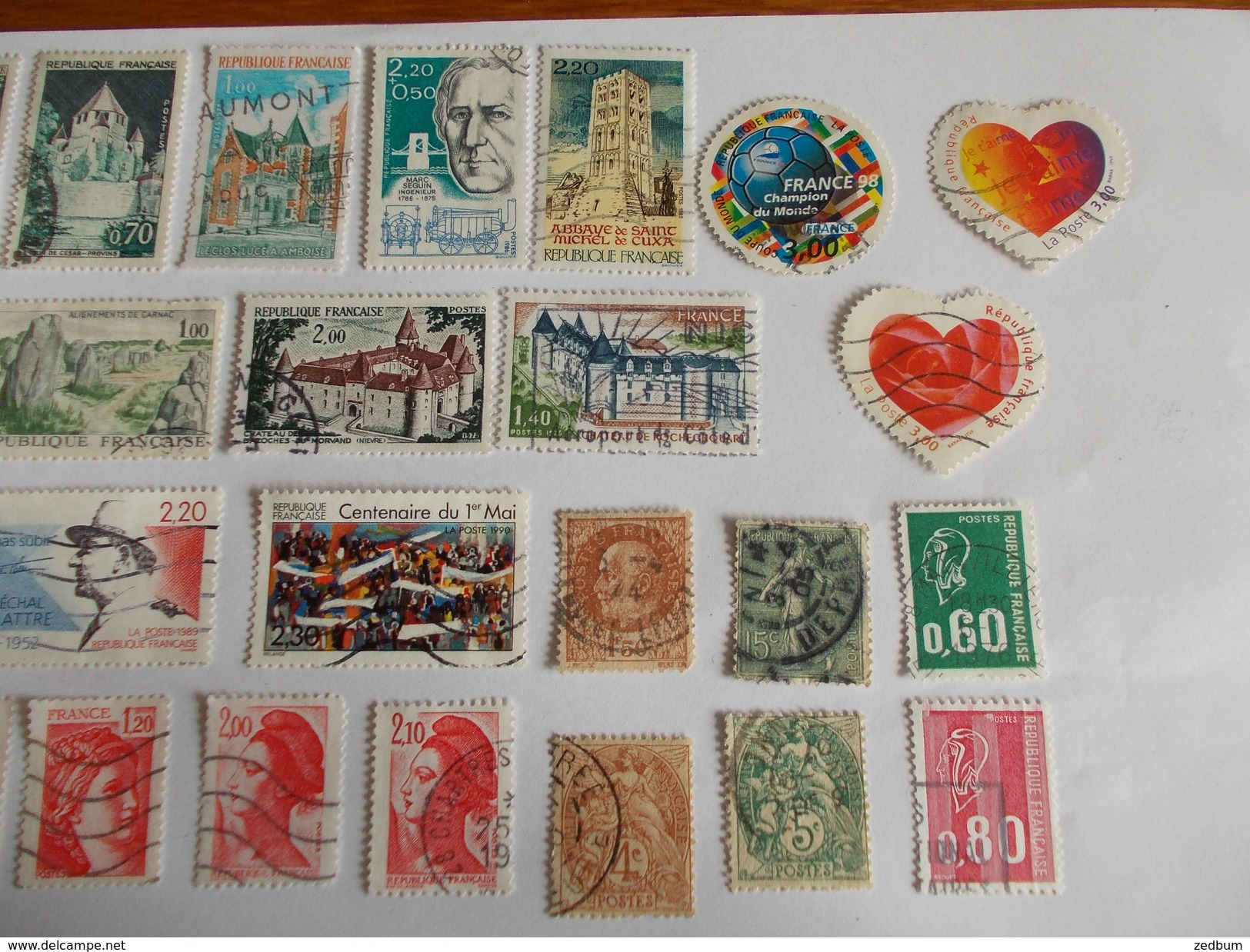 TIMBRE France Lot De 30 Timbres à Identifier N° 536 - Lots & Kiloware (mixtures) - Max. 999 Stamps