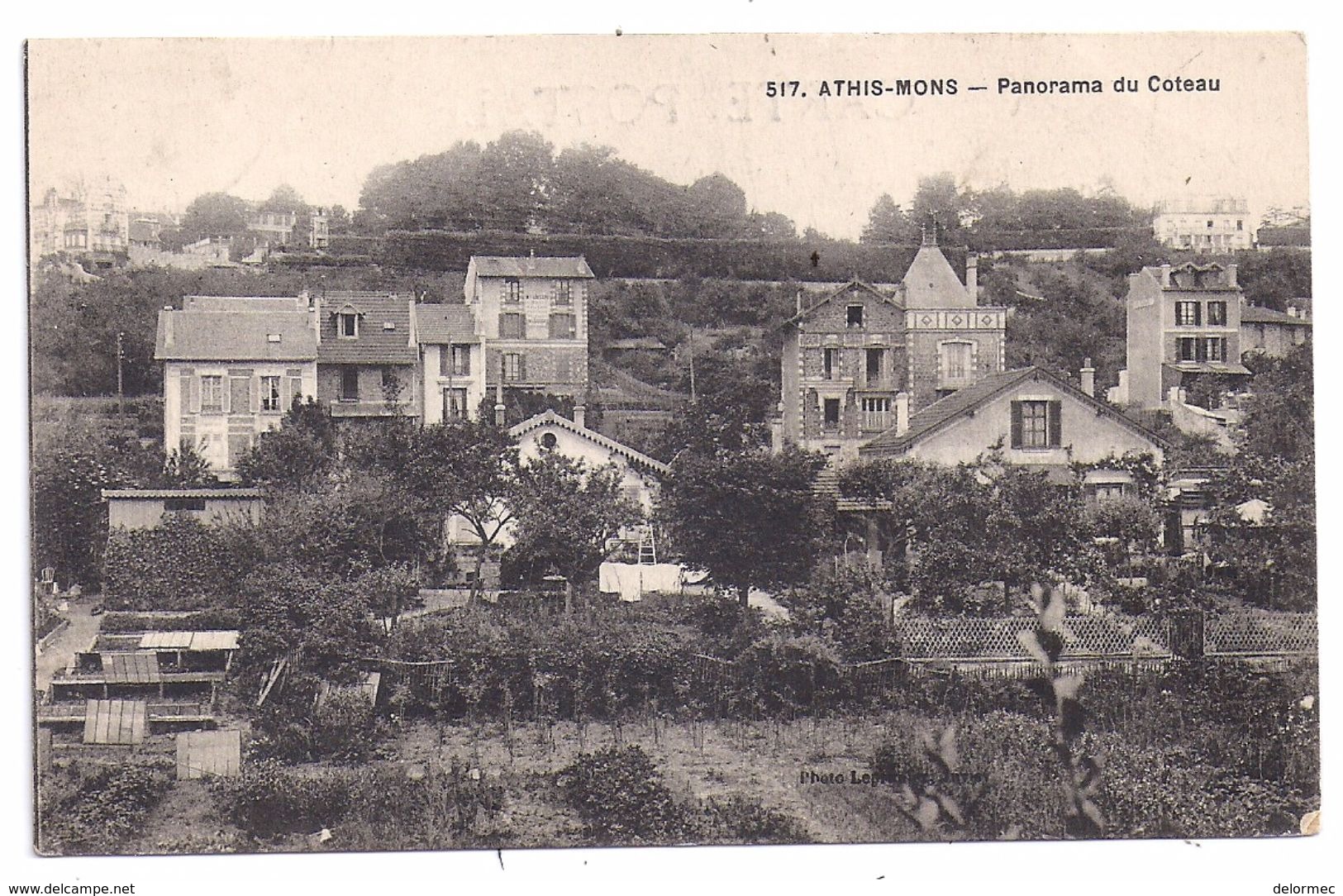 CPA Athis Mons 91 Essonne Panorama Du Coteau éditeur Leprunier à Juvisy  N°517 - Athis Mons