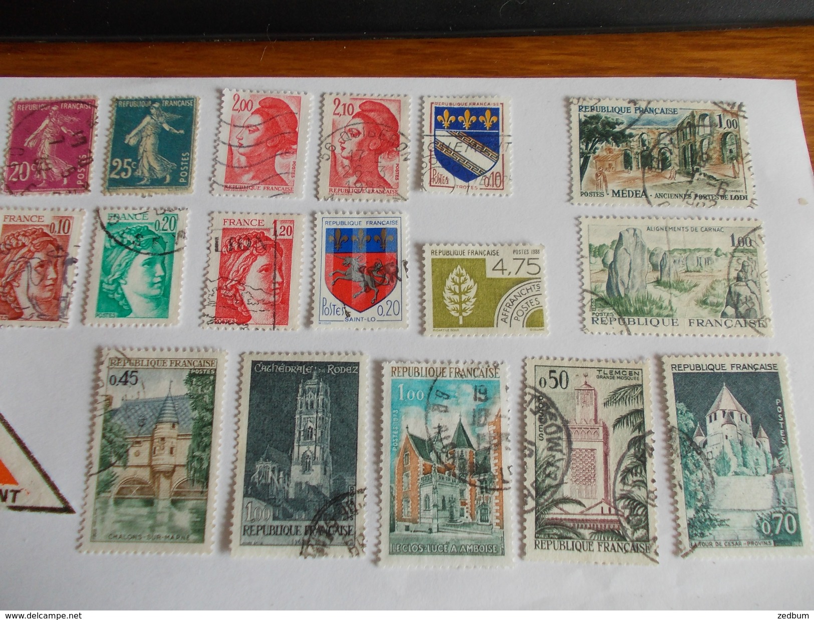 TIMBRE France Lot De 30 Timbres à Identifier N° 538 - Lots & Kiloware (mixtures) - Max. 999 Stamps