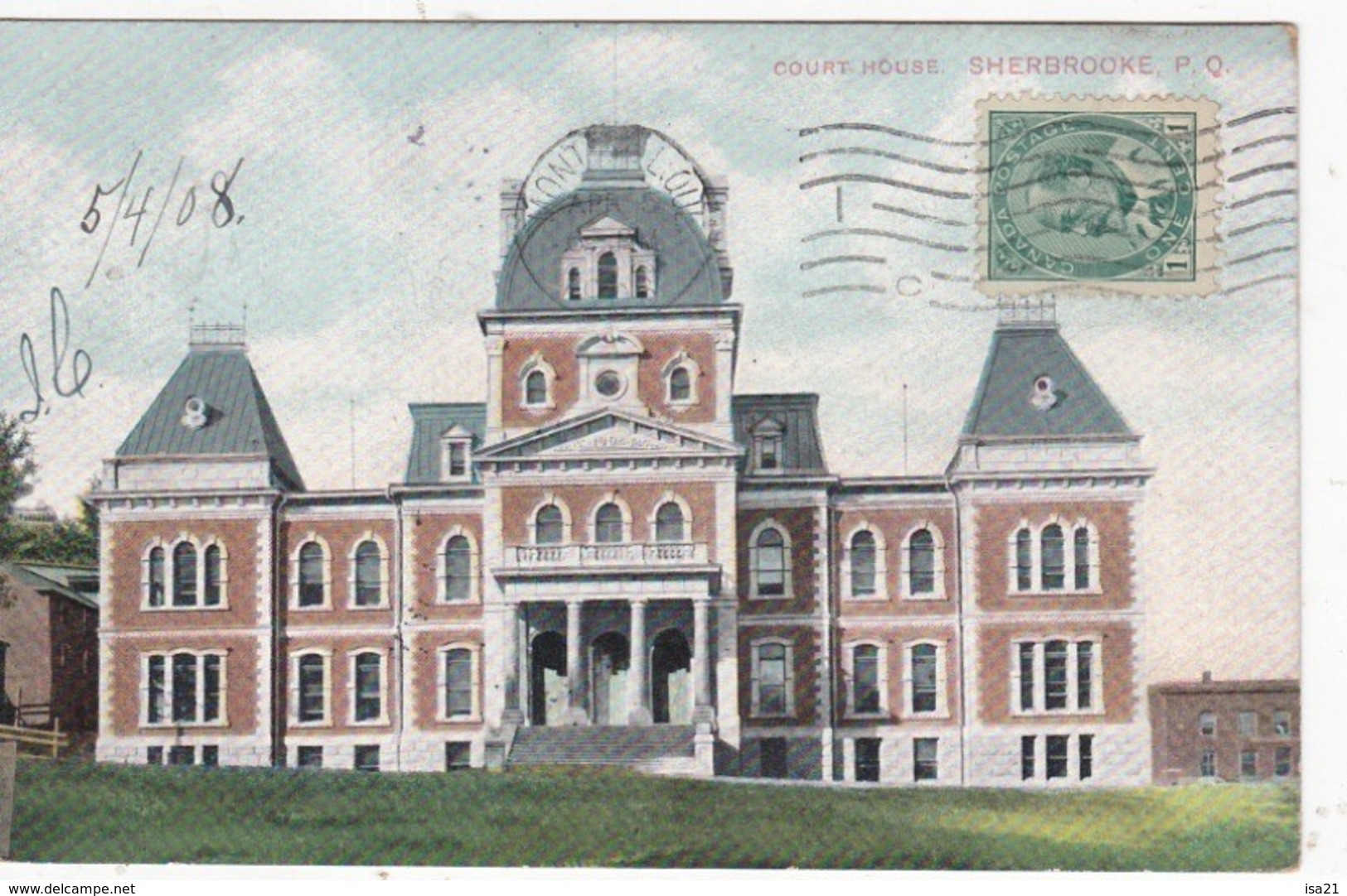 CPA SHERBROOKE Court House 1908 - Sherbrooke