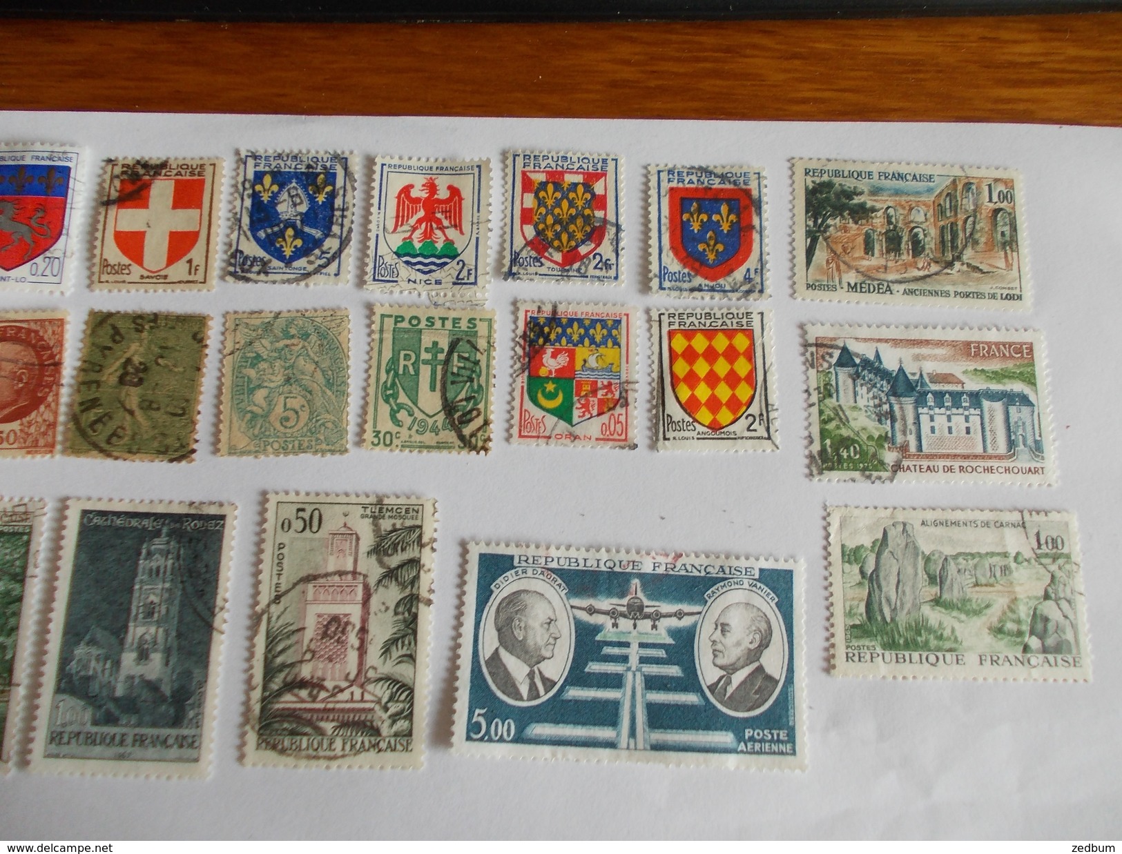 TIMBRE France Lot De 30 Timbres à Identifier N° 540 - Lots & Kiloware (mixtures) - Max. 999 Stamps