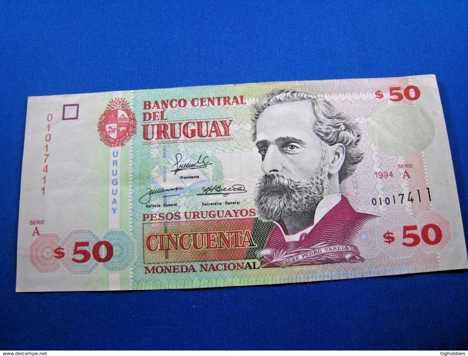 URUGUAY  1994  $50 BANKNOTE  CU  (mr) - Other - America