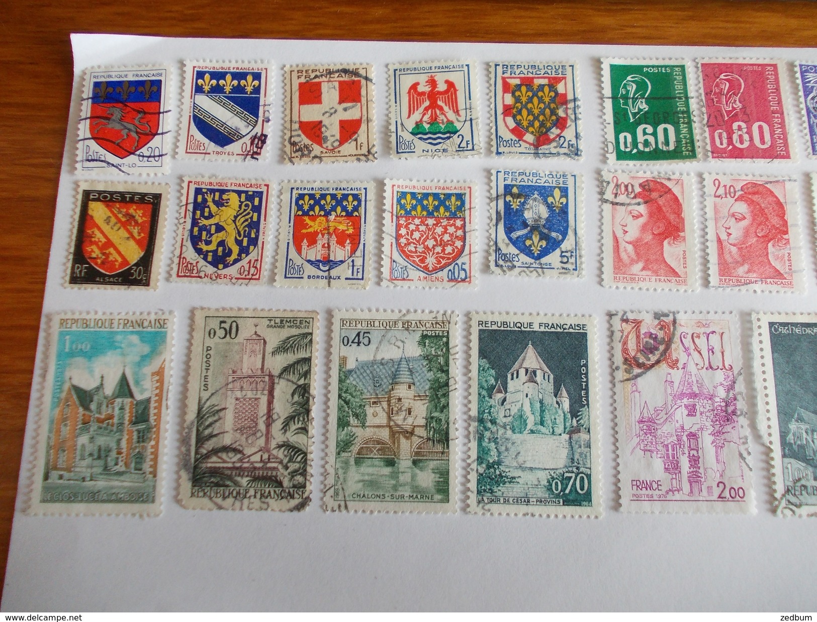 TIMBRE France Lot De 30 Timbres à Identifier N° 541 - Lots & Kiloware (mixtures) - Max. 999 Stamps