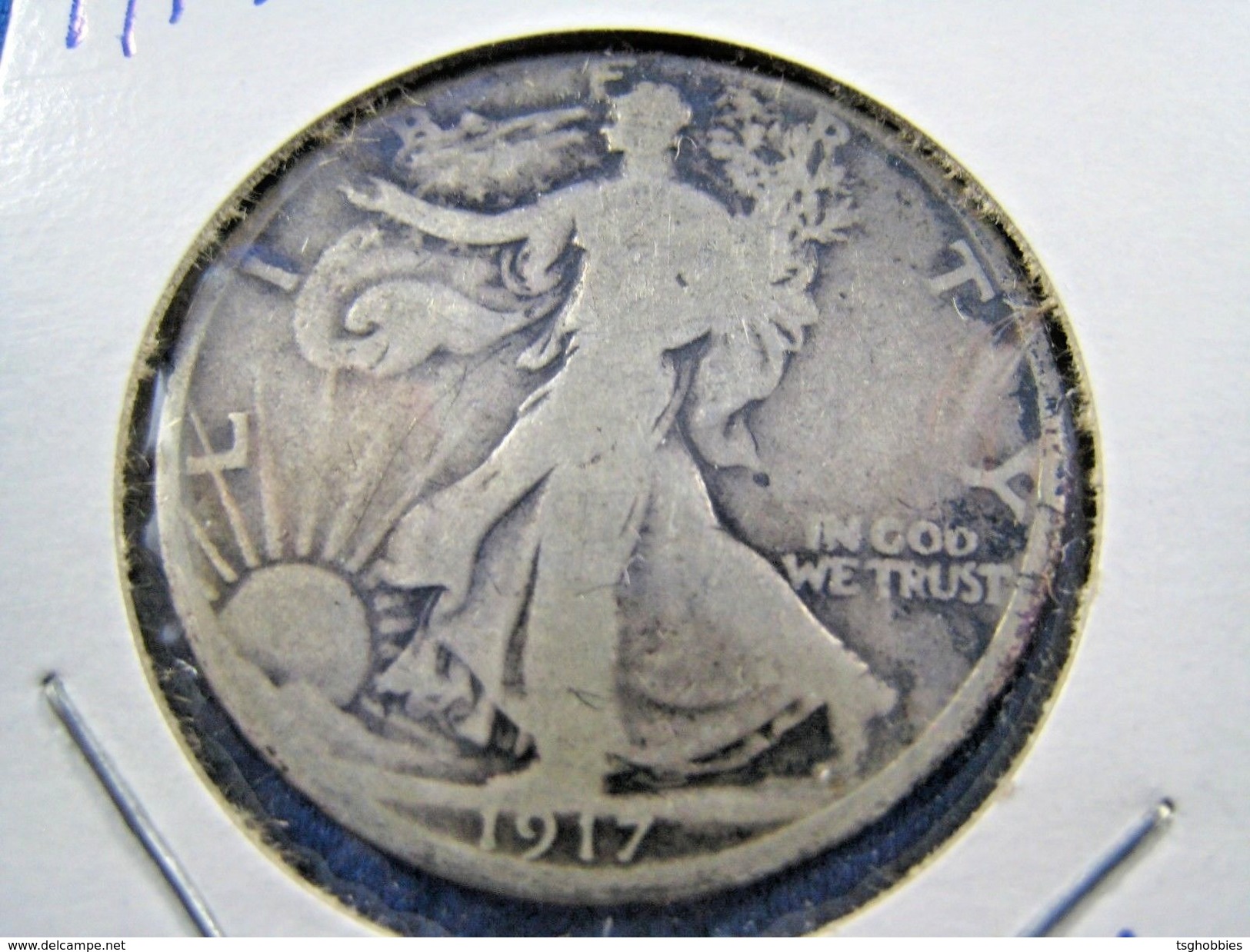 1917  WALKING LIBERTY HALF DOLLAR                 (sk50-1 - 1916-1947: Liberty Walking