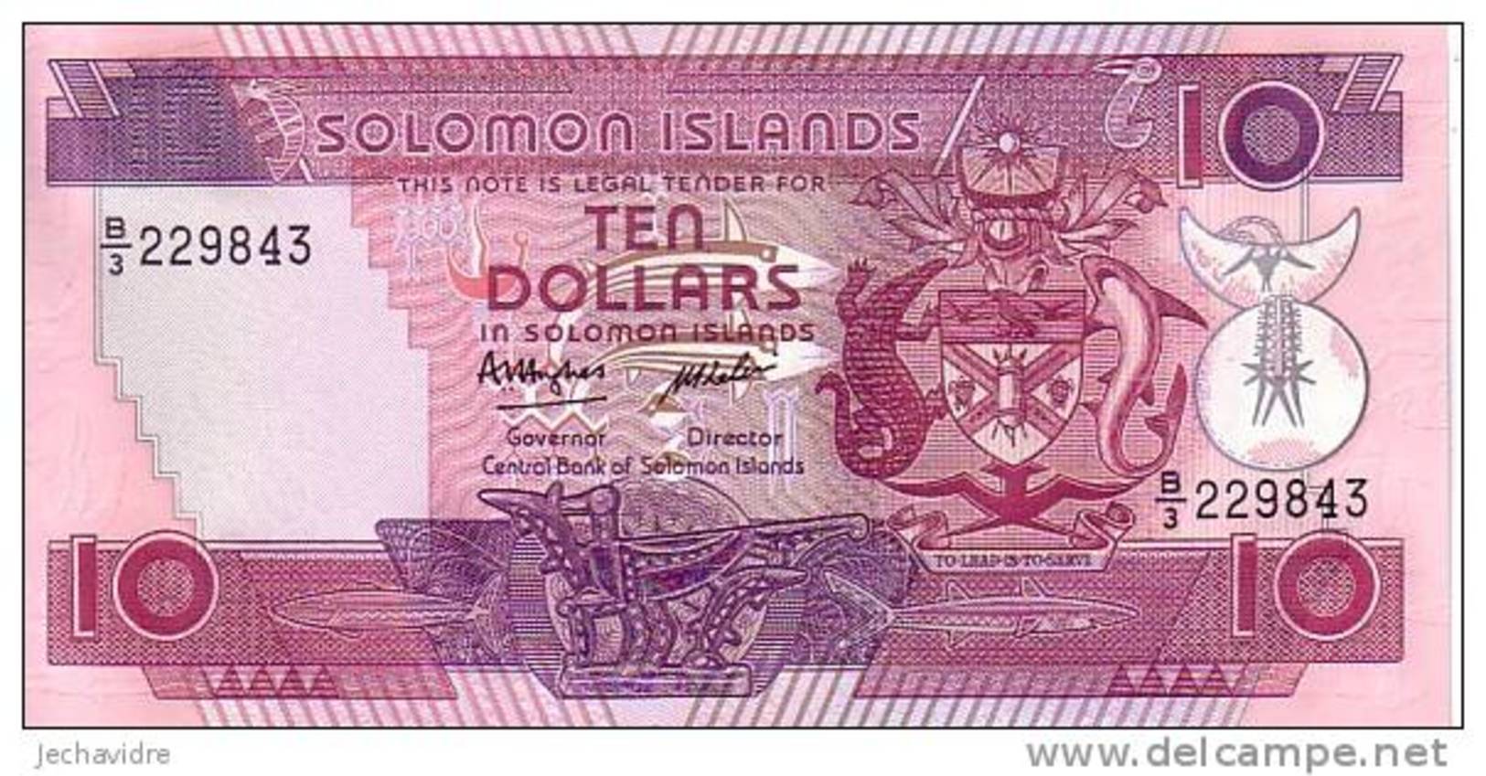 SALOMONS ISLANDS  10 Dollars  Non Daté (1986)   Pick 15a   Signature 5   ***** BILLET  NEUF ***** - Isla Salomon