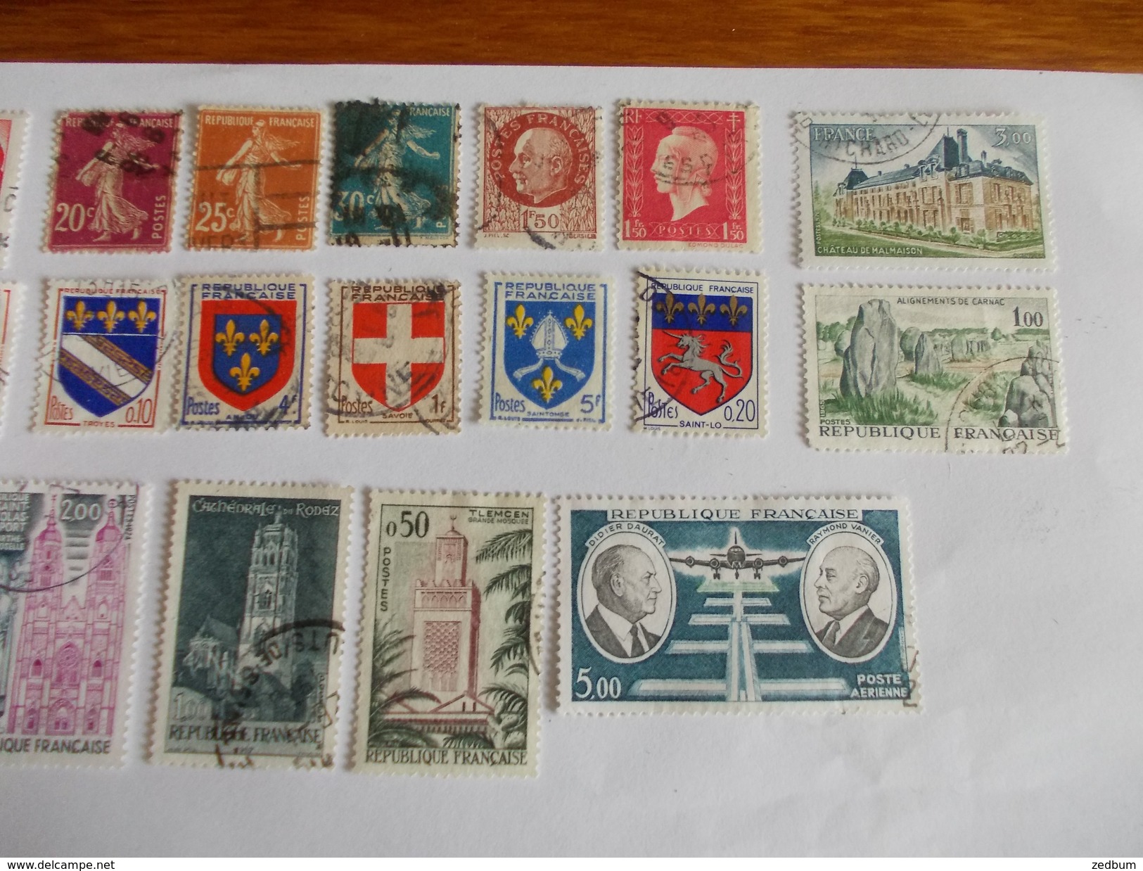 TIMBRE France Lot De 30 Timbres à Identifier N° 543 - Lots & Kiloware (mixtures) - Max. 999 Stamps