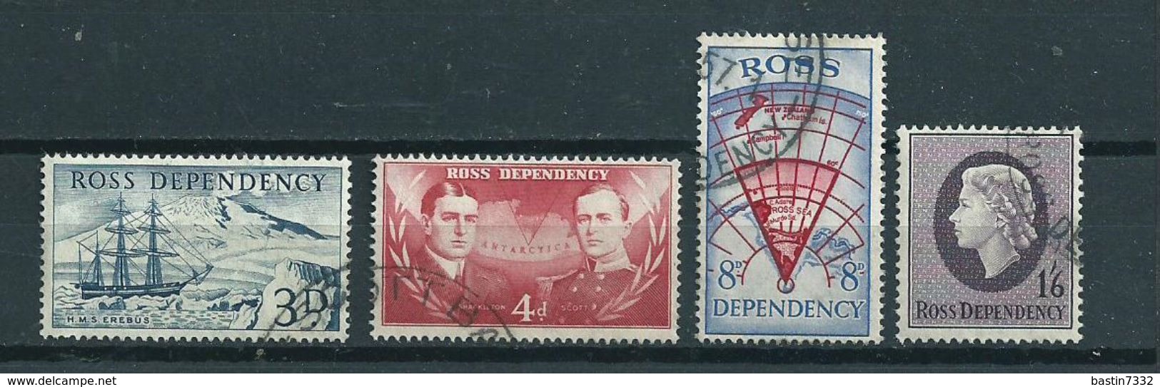 1957 Ross Dependency Complete Set Antarctic Science Used/gebruikt/oblitere - Gebruikt